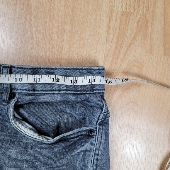 Pull & Bear Slim‎ Gray Jeans Men's Size 30x29 Denim Straight Pants - Picture 5 of 9